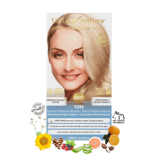10N - Natural Platinum Blonde Permanent Hair Colour